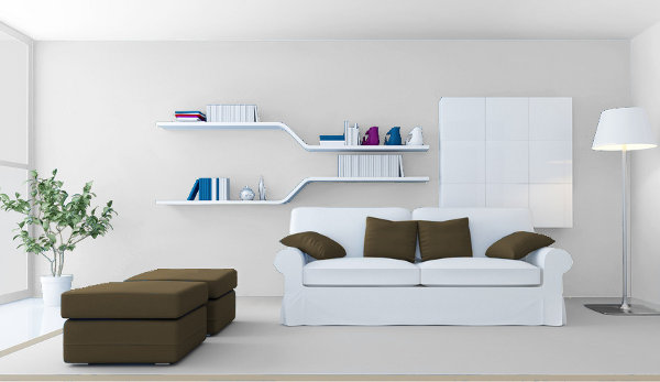 Casa y color visualizador de colores Color paredes con muebles blancos