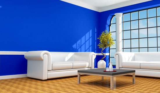 Casa y Color - Visualizador de colores - Salón en azules
