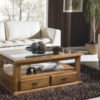 Elegantes interiores con muebles rústicos mexicanos