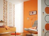 Decoración en tonos cálidos