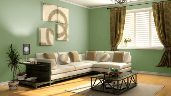 El color verde en pintura y decoración de interiores - Casa y Color