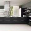 Diseños de cocinas modernas en blanco y negro