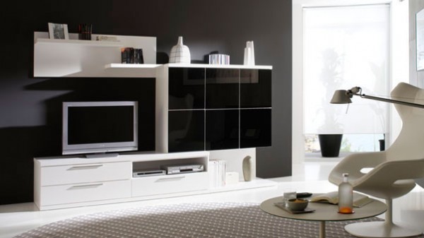 La combinación blanco y negro - Casa y Color