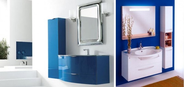 Propuestas en colores modernos para el baño - Casa y Color