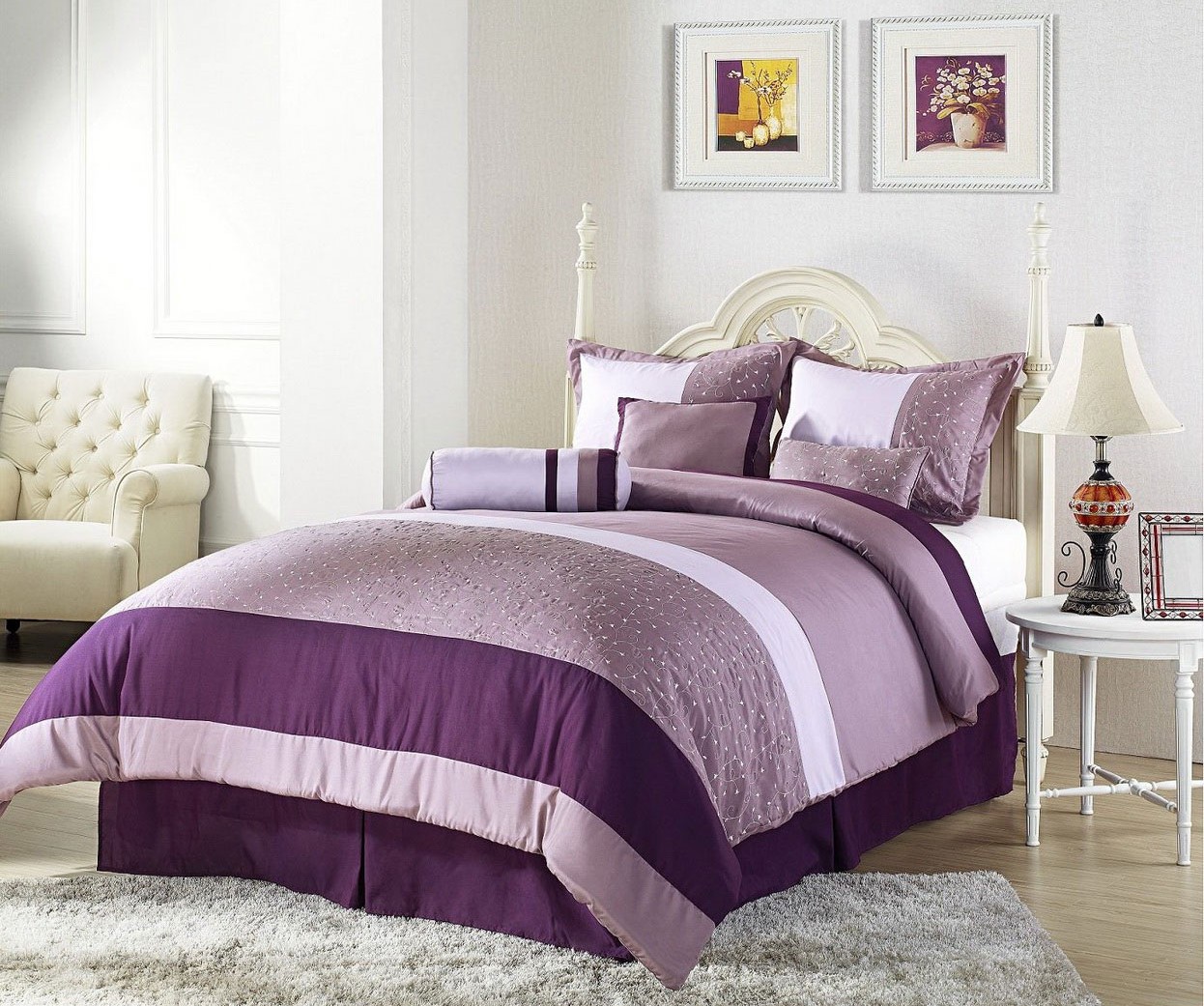 Pintura y decoración con violeta, combinaciones - Casa y Color
