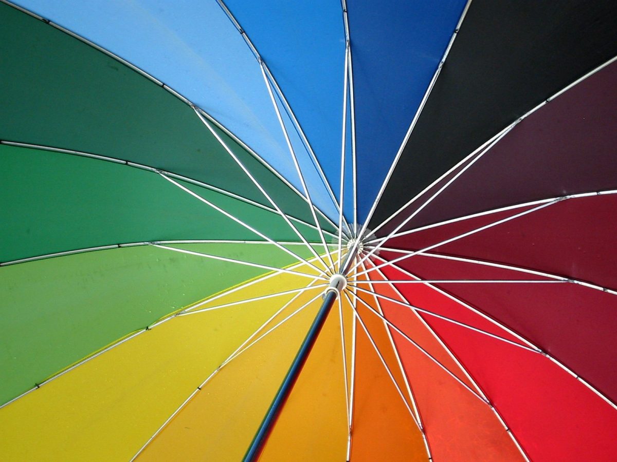 Circulo cromatico paraguas
