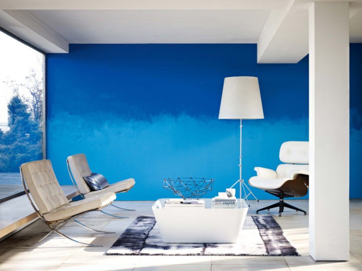 Sala pared azul Colour Futures
