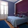Los colores violetas o morados son espaciales para interiores