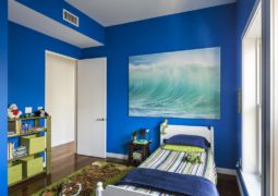 Combinaciones de colores con azul para habitación de varones
