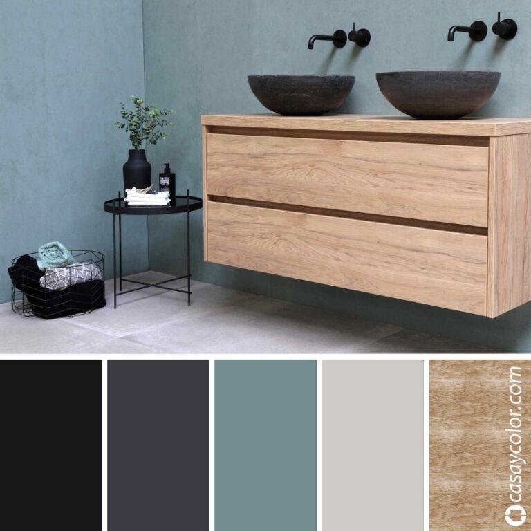Diseño de baños modernos, combinación de colores e ideas - Casa y Color