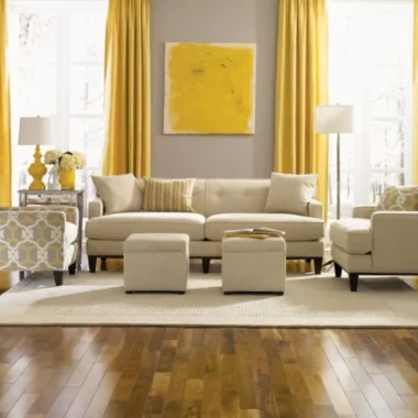 Qué colores pueden combinar con mostaza en tu salón