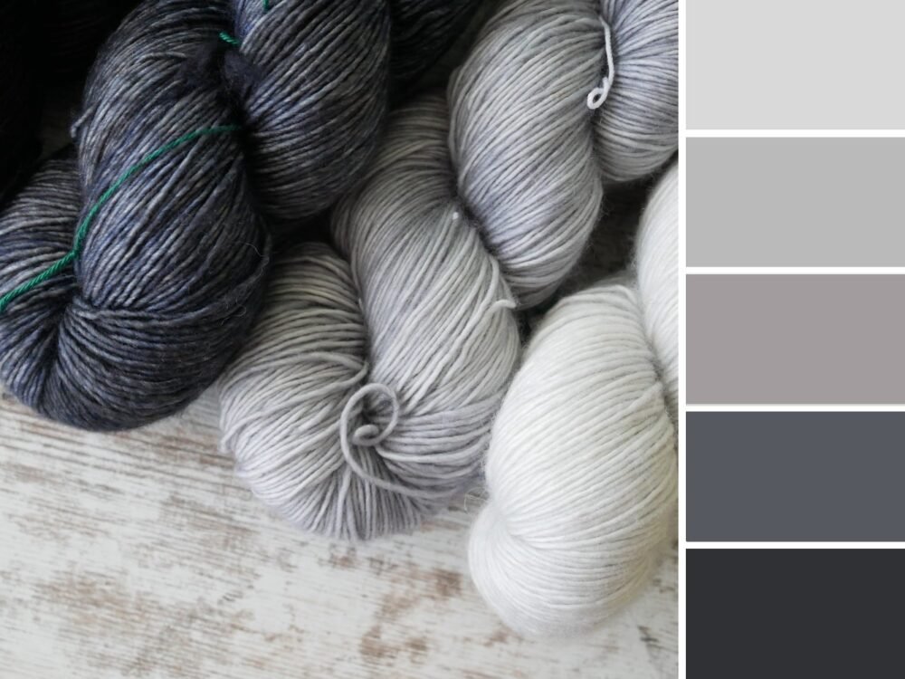 Gama de colores grises