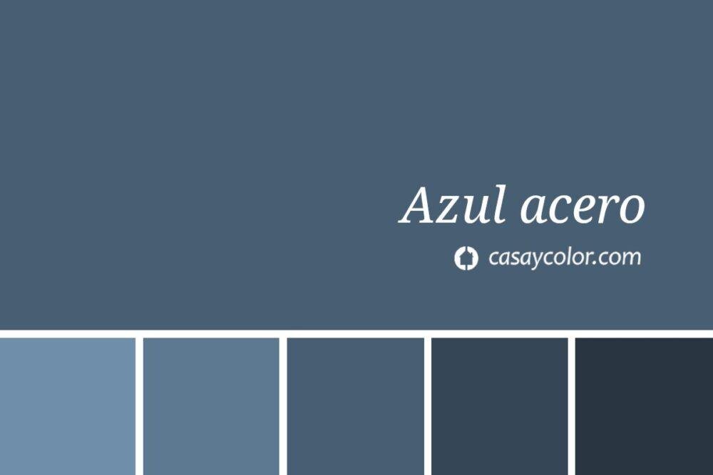 Ejemplo de color azul acero
