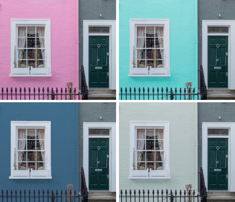 Cambio de color de fachada con simulador