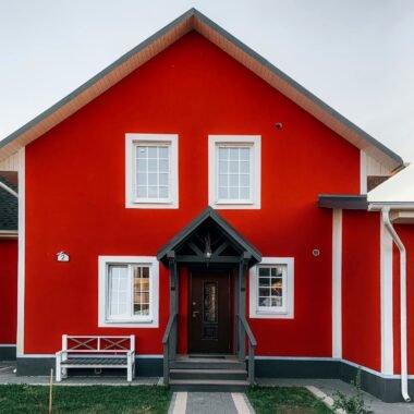 El Color Rojo en Exteriores y Fachadas, Consejos para usarlo en tu Casa