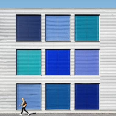 Gama de Azules, paleta de colores para pintura de paredes