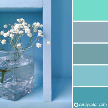 Tonalidades Azules Pastel para paredes interiores