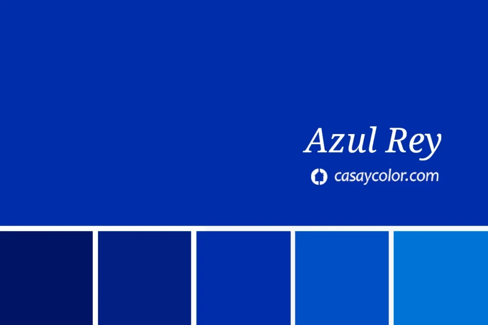 Ejemplo de color azul rey