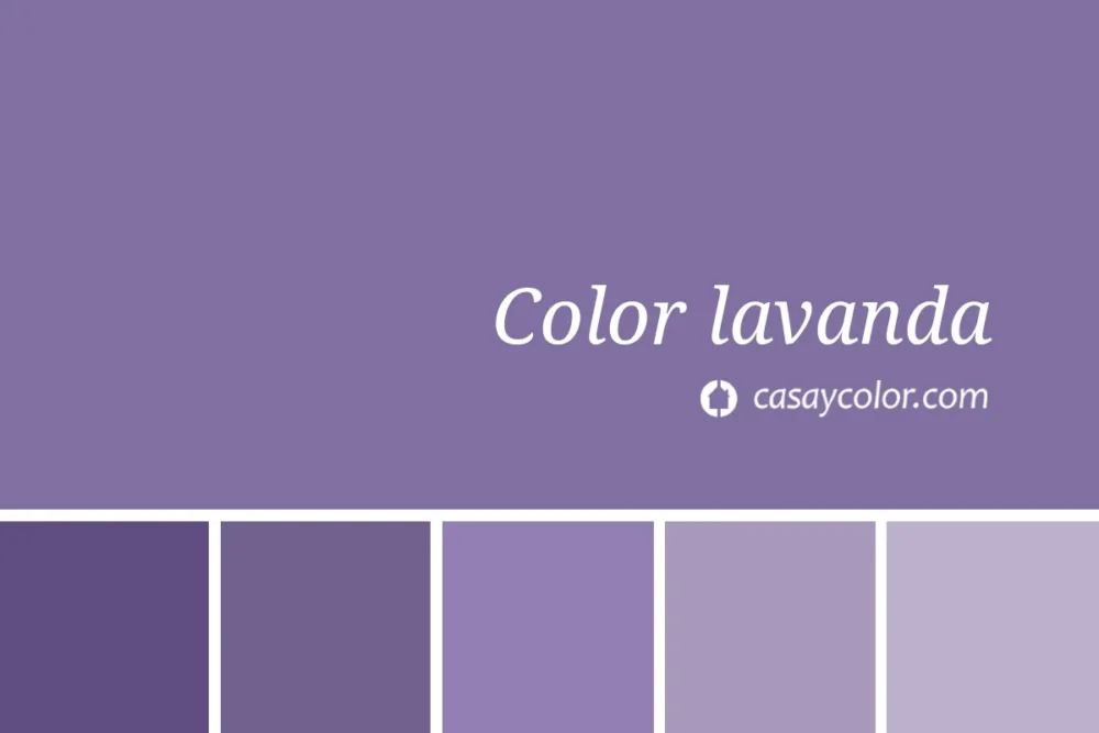 Ejemplo de color lavanda