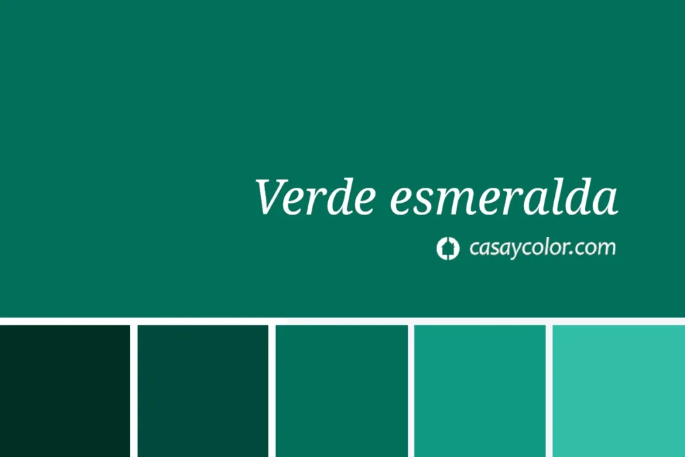 Ejemplo de color verde esmeralda