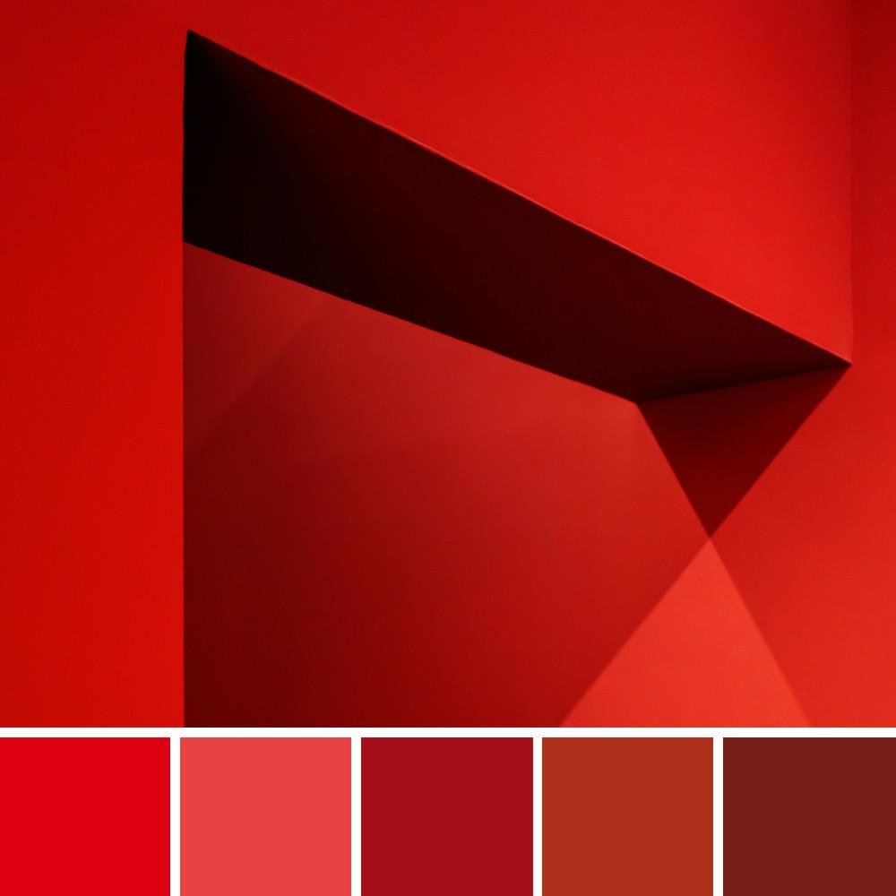 Imagen de colores rojos
