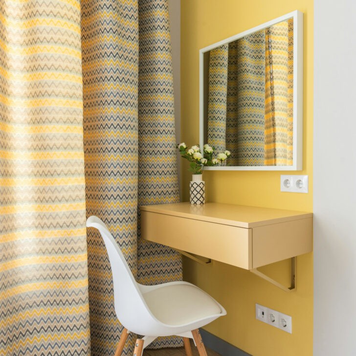 cortinas amarillo