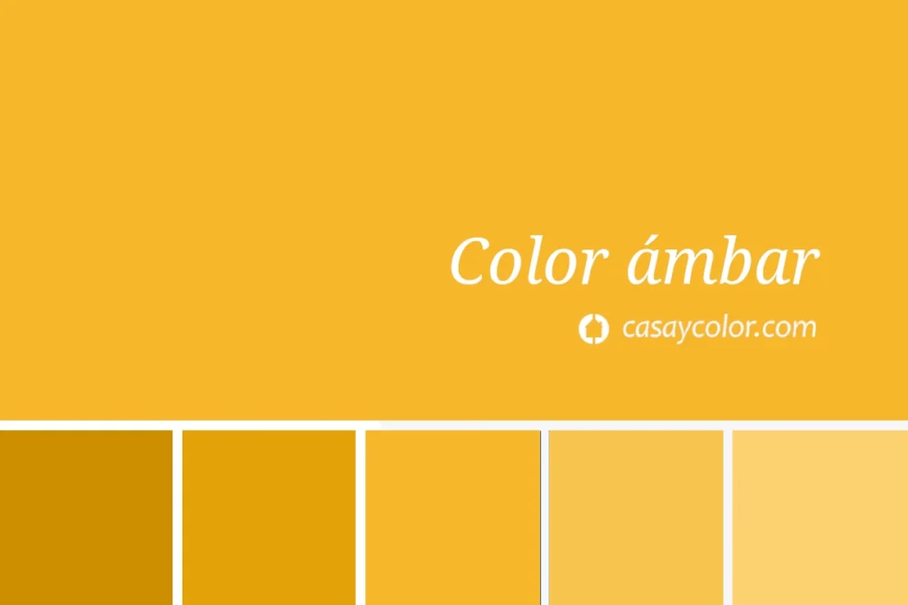 Ejemplo de color ámbar