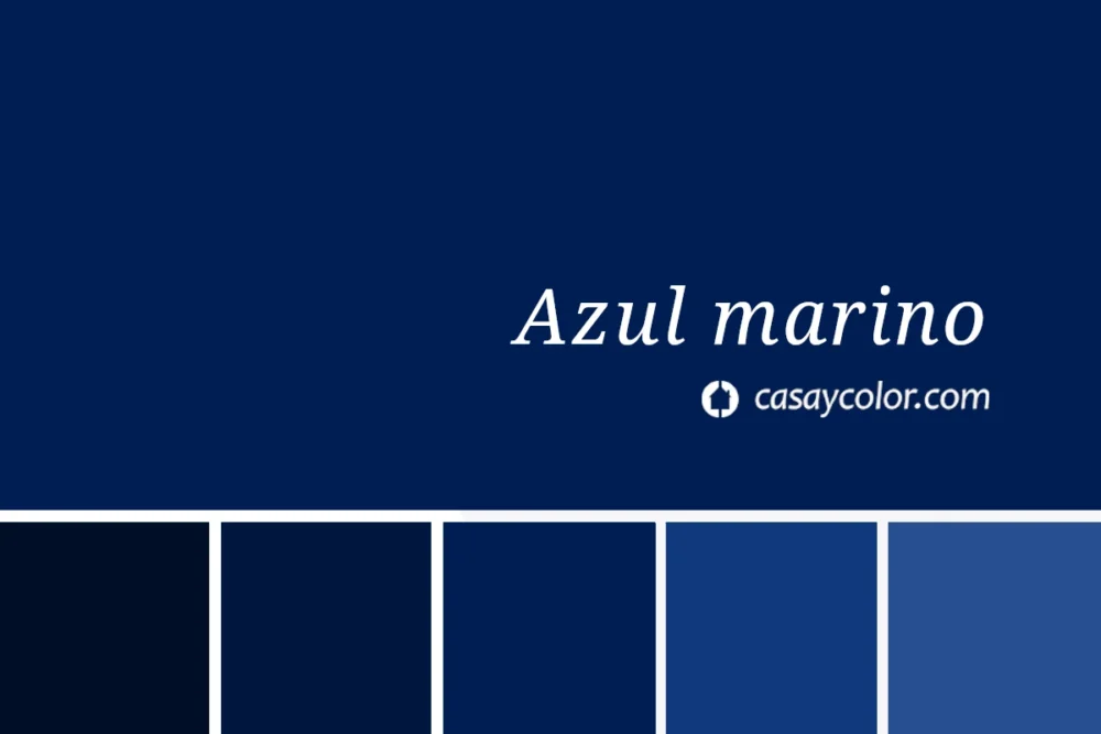 Ejemplo de color azul marino