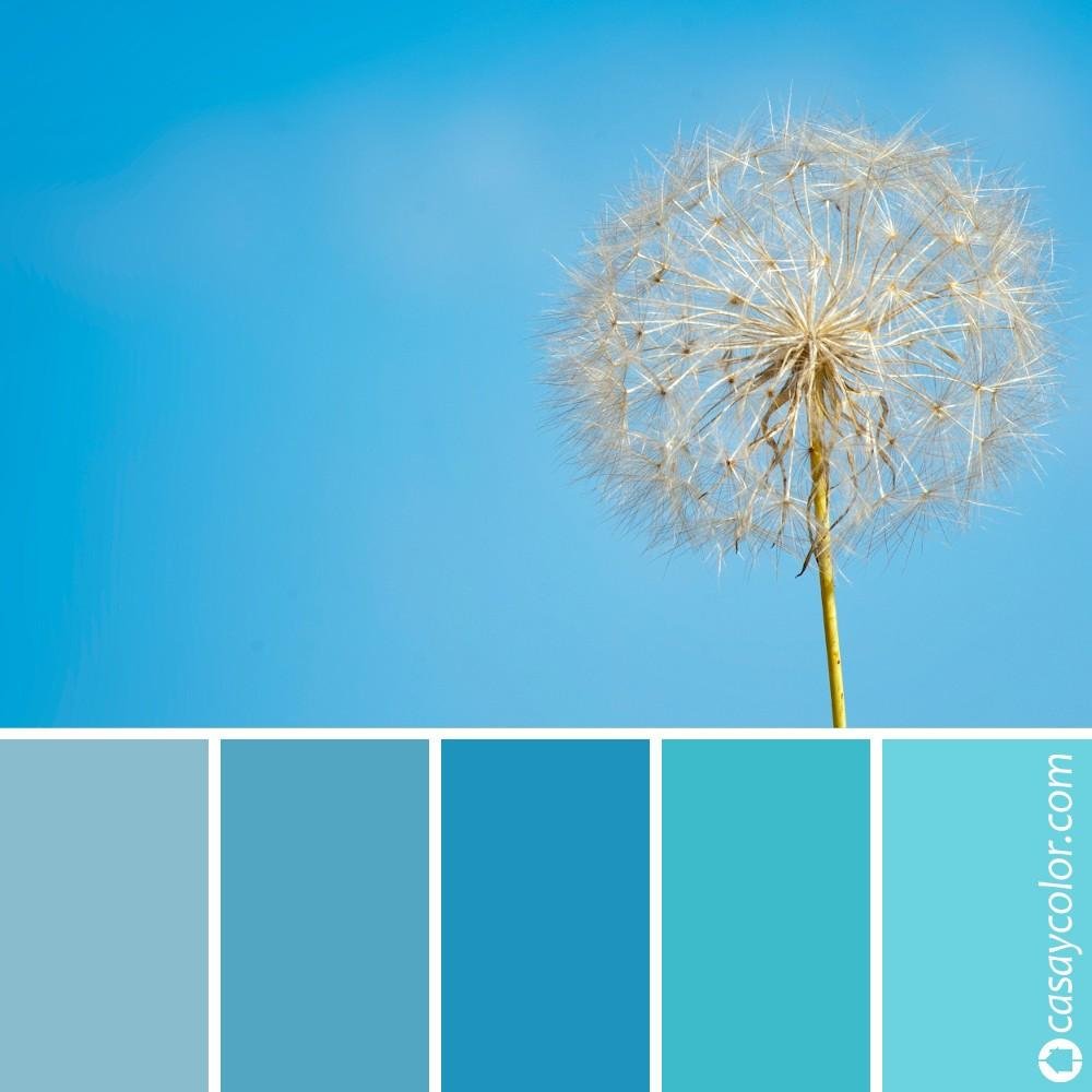 Color azul celeste