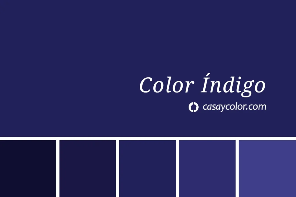 Ejemplo de color índigo