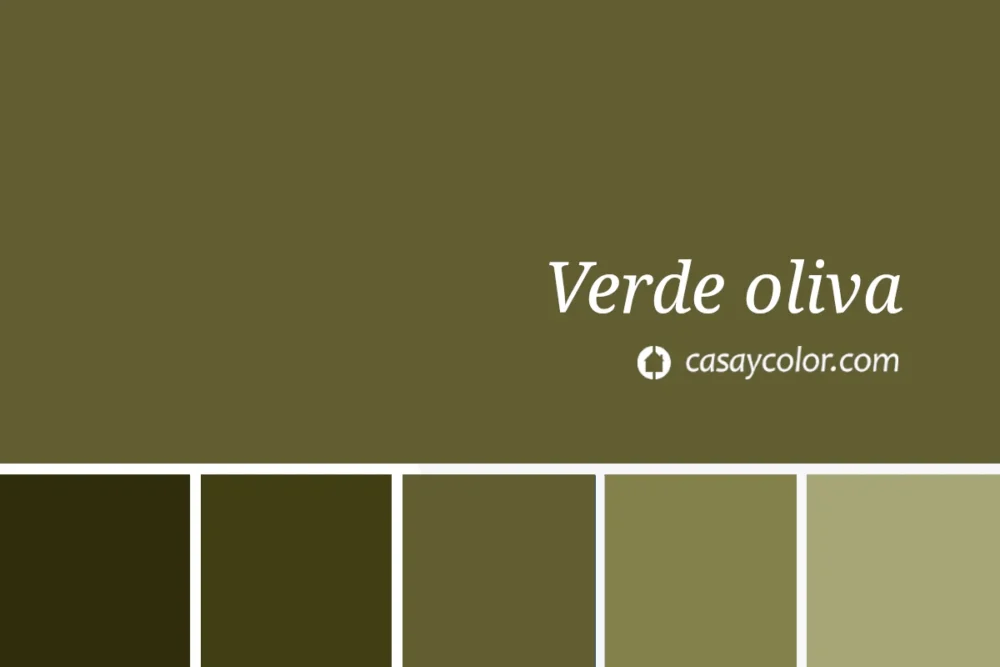 Ejemplo de verde oliva