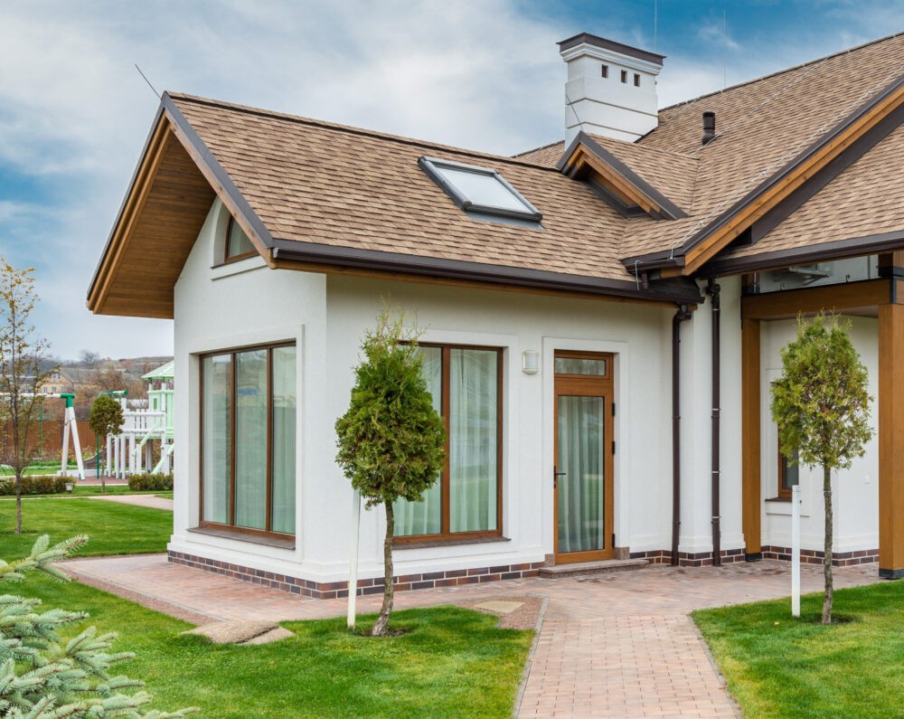 Casas de color blanco