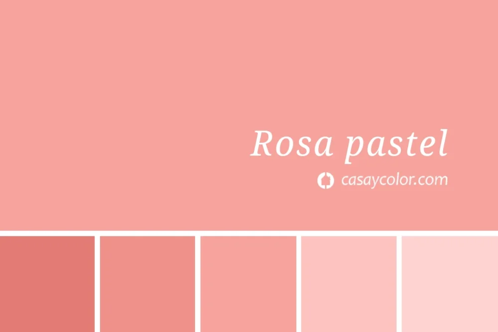 Ejemplo de color rosado pastel