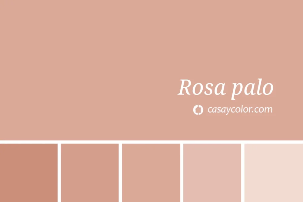 Ejemplo de color rosa palo