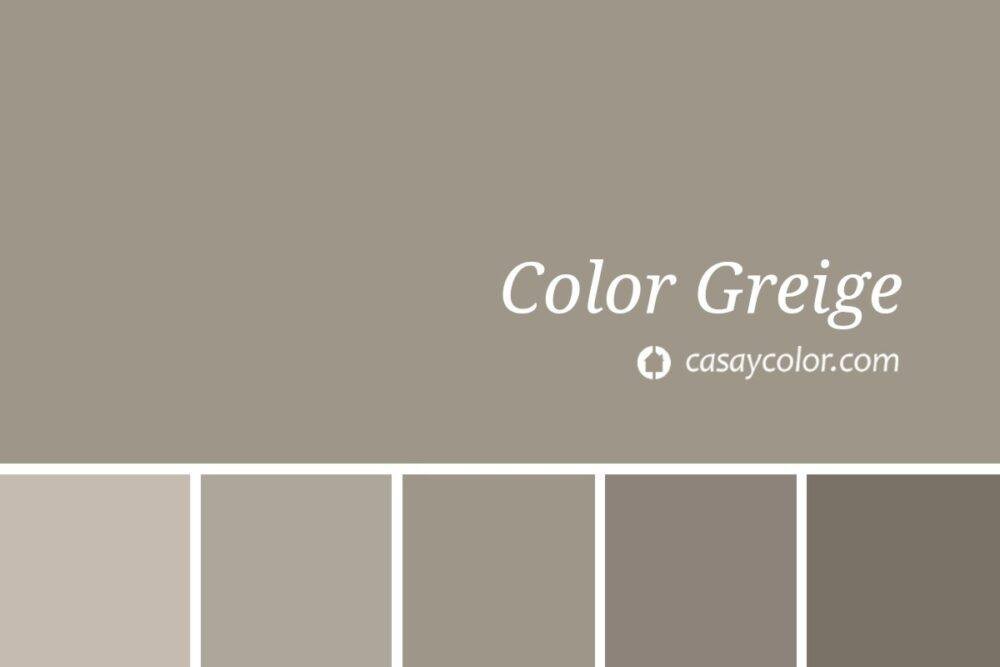 Ejemplo de color greige o beige agrisado