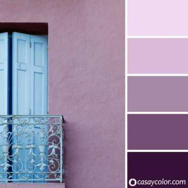 Fachadas de color morado: ideas para pintar el exterior de tu casa