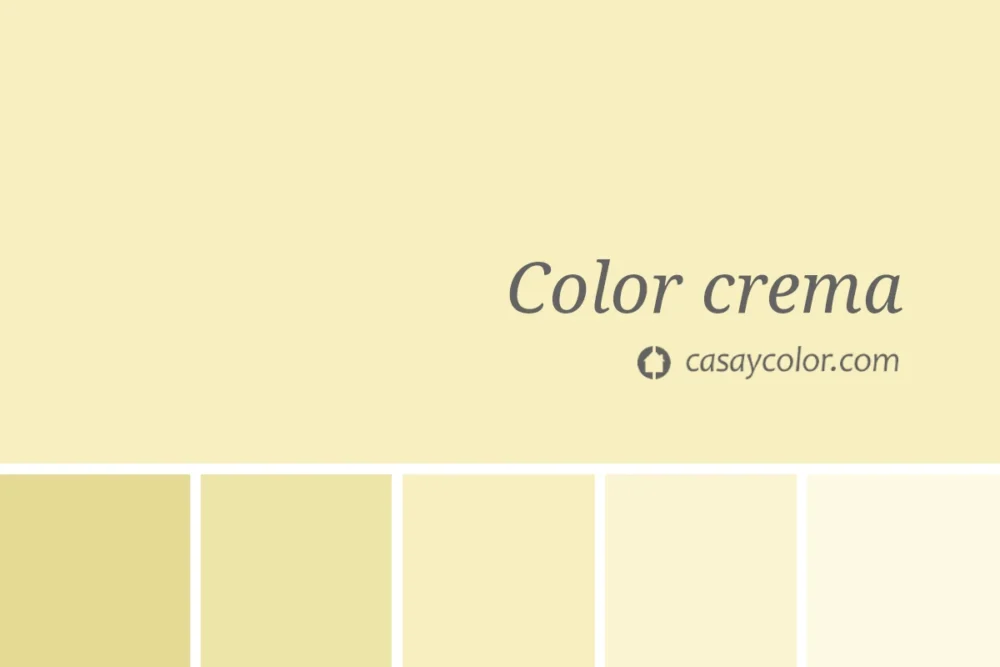 Ejemplo de color crema