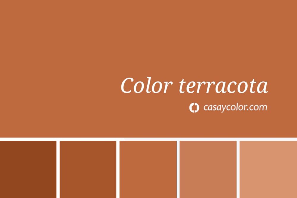 Muestra de color terracota