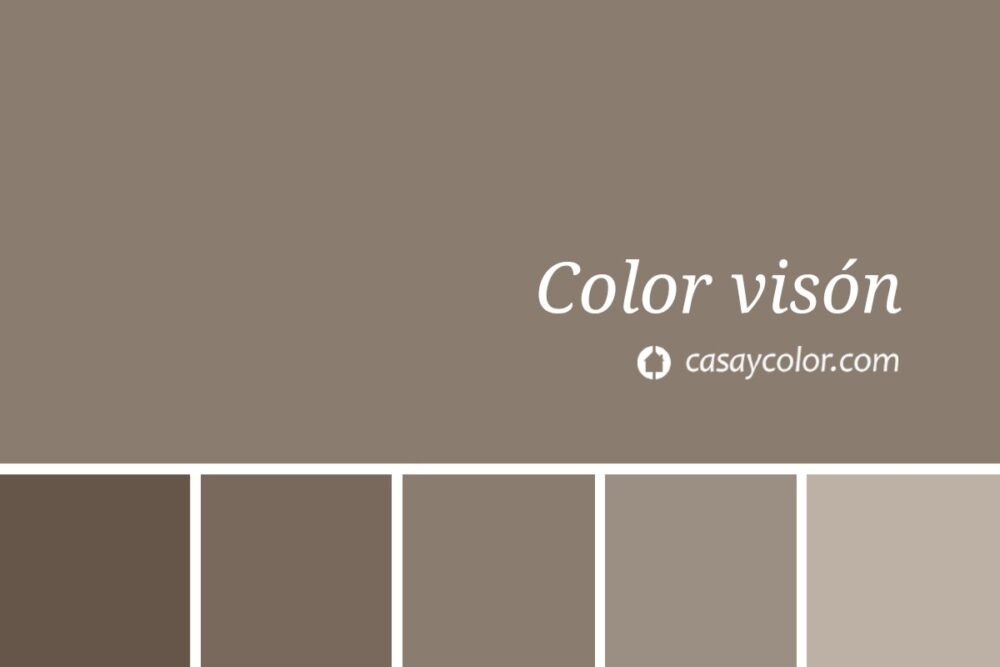 Ejemplo de color visón