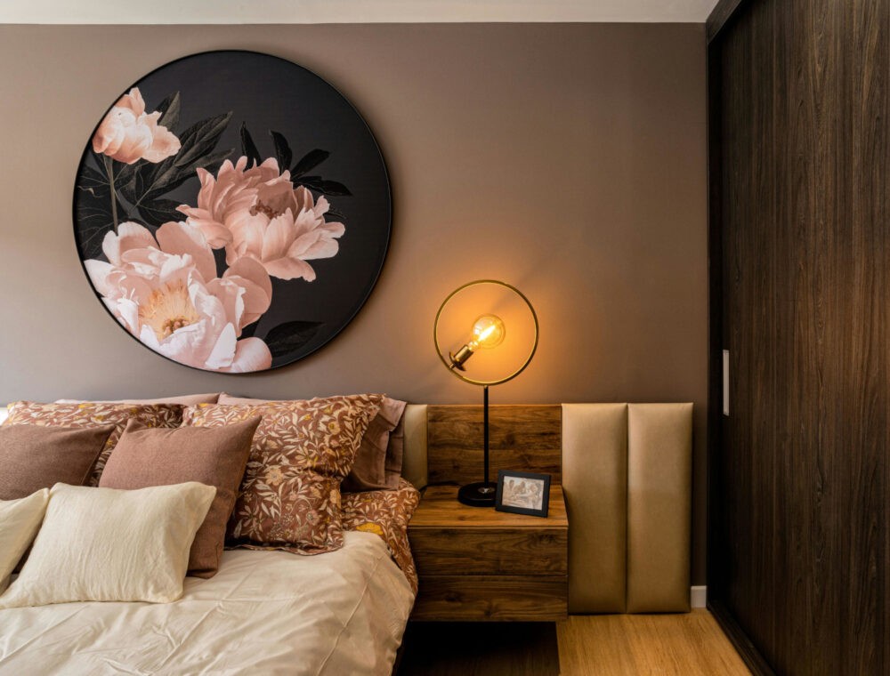 Pintura de pared de color visón