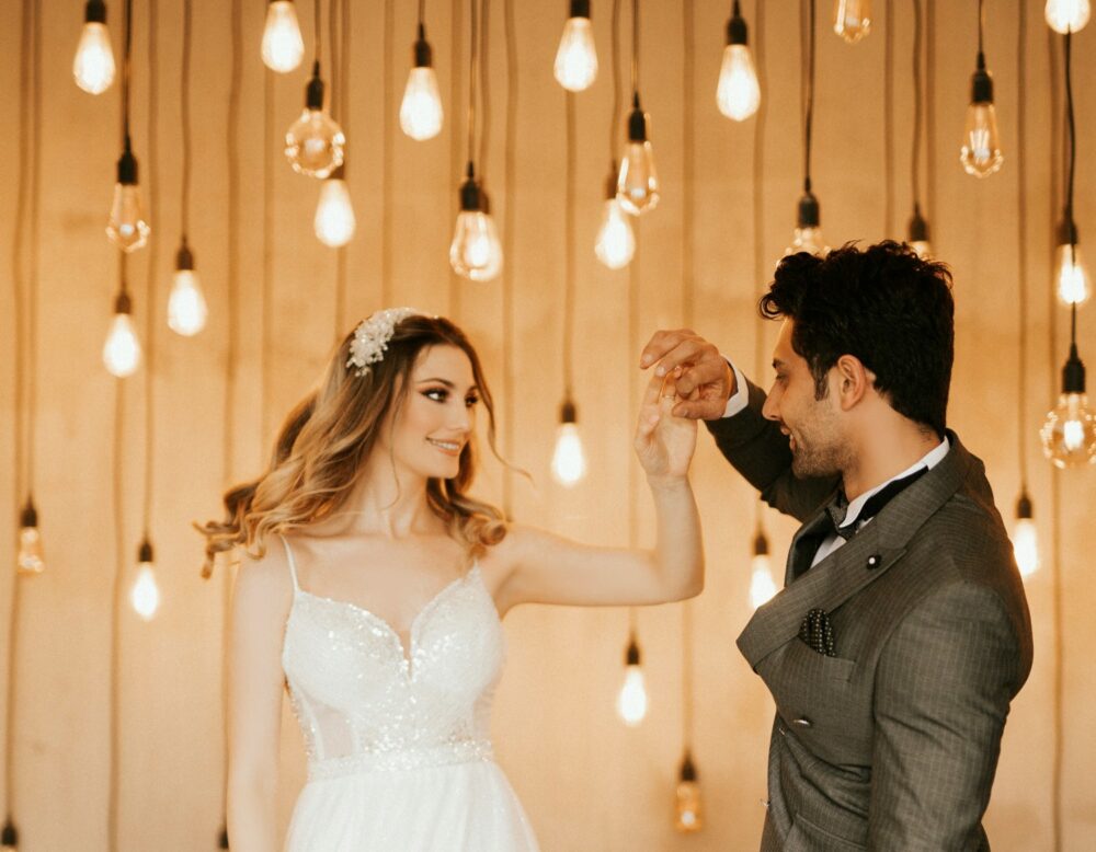 Iluminación de boda