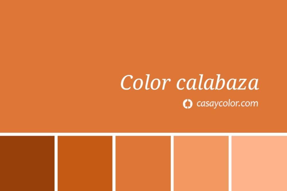 Ejemplo de color calabaza