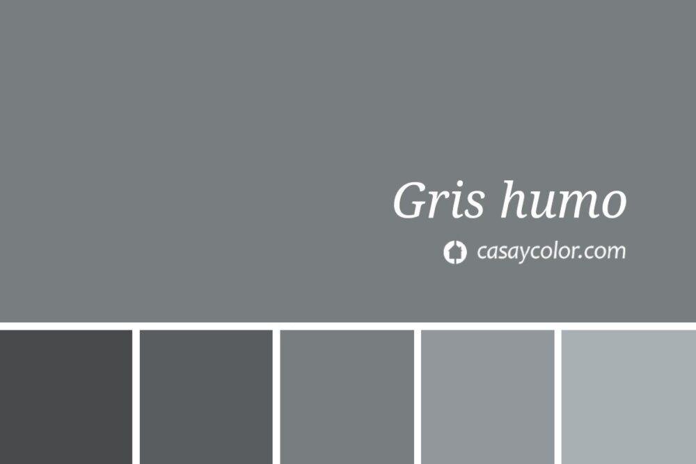 Ejemplo de color gris humo